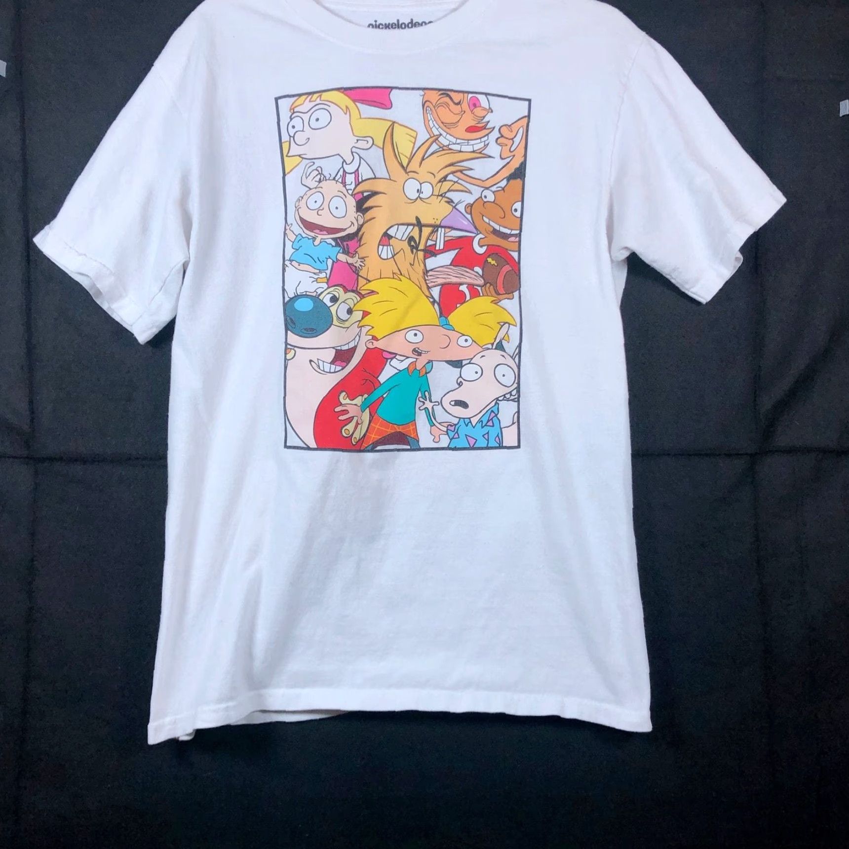 Nickelodeon Nickelodeon Toons Group Photo T-shirt Graphic Tee Short Sleeve Cotton Medium Size US M / EU 48-50 / 2 - 2 Thumbnail