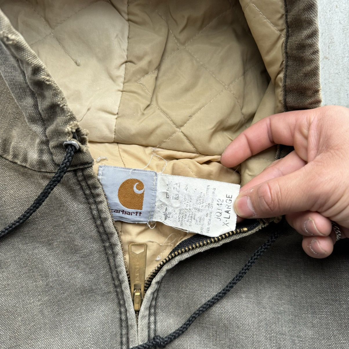 Carhartt × Vintage Carhartt 90’s Vintage Jacket Sand Faded Hooded Sz XL Size US XL / EU 56 / 4 - 3 Thumbnail