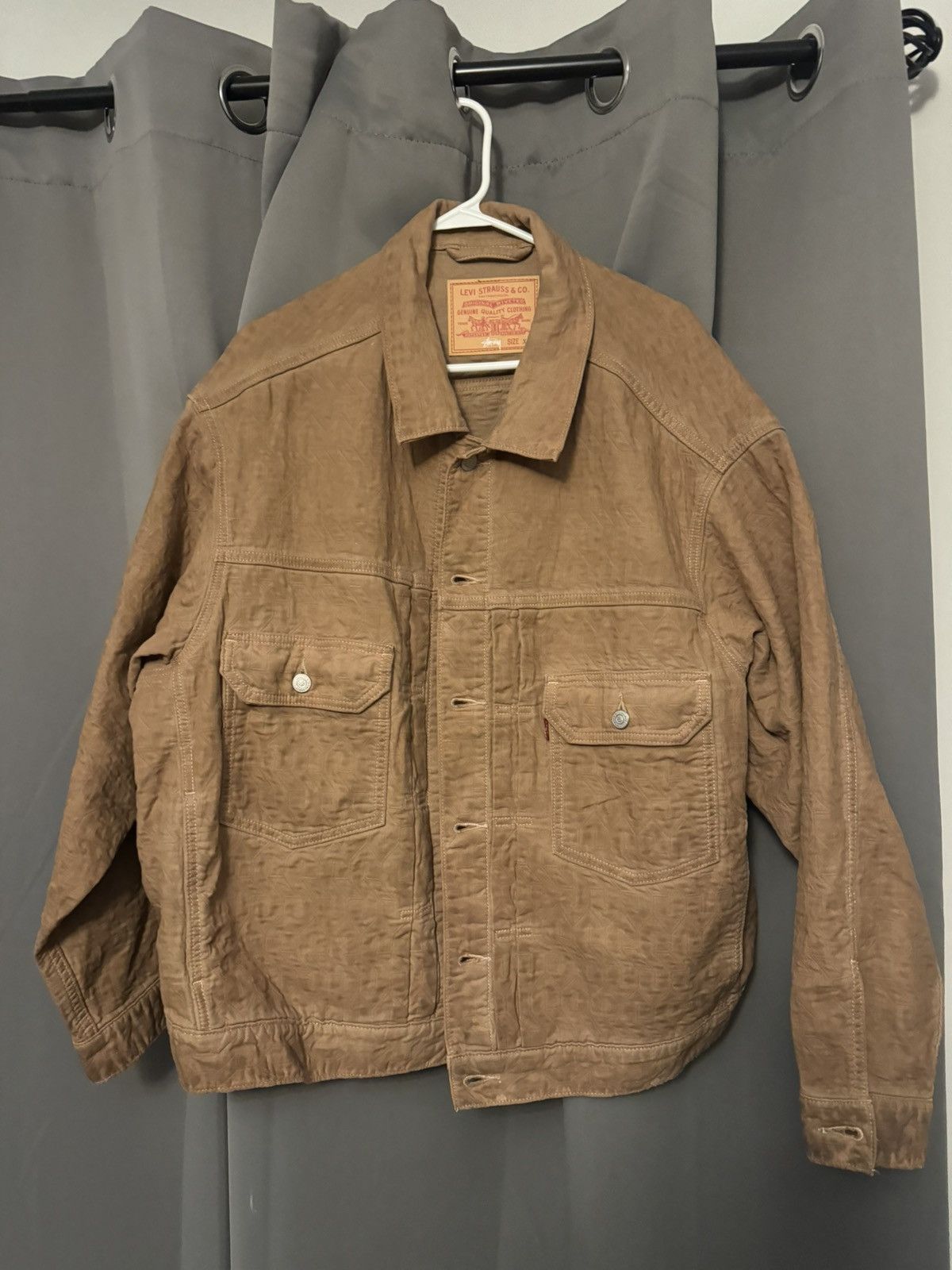 Stussy Stussy & Levis Jacquard Jacket | Grailed