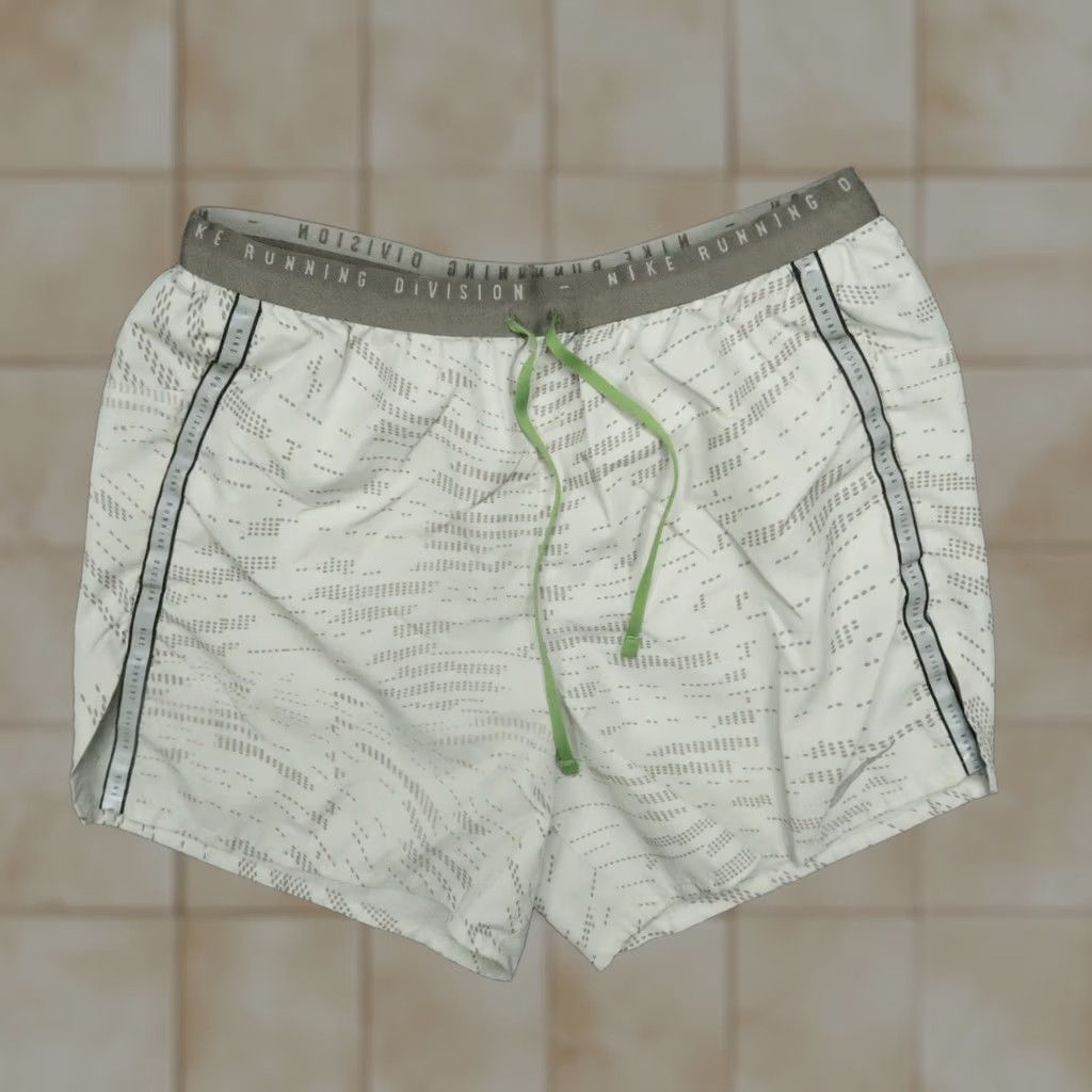 Nike Nike Shorts Mens Small Gray Stride Flex Run Division Lined Running Training Size US 29 - 1 Thumbnail