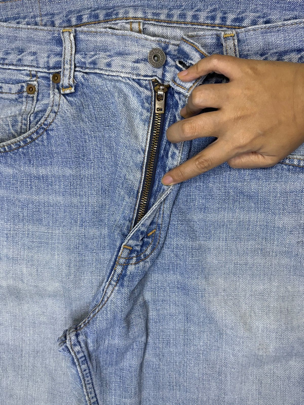 Levi's × Levi's Vintage Clothing Vintage 90s Levis 503 Faded Wash Distressed Baggy Jeans Size US 36 / EU 52 - 3 Thumbnail