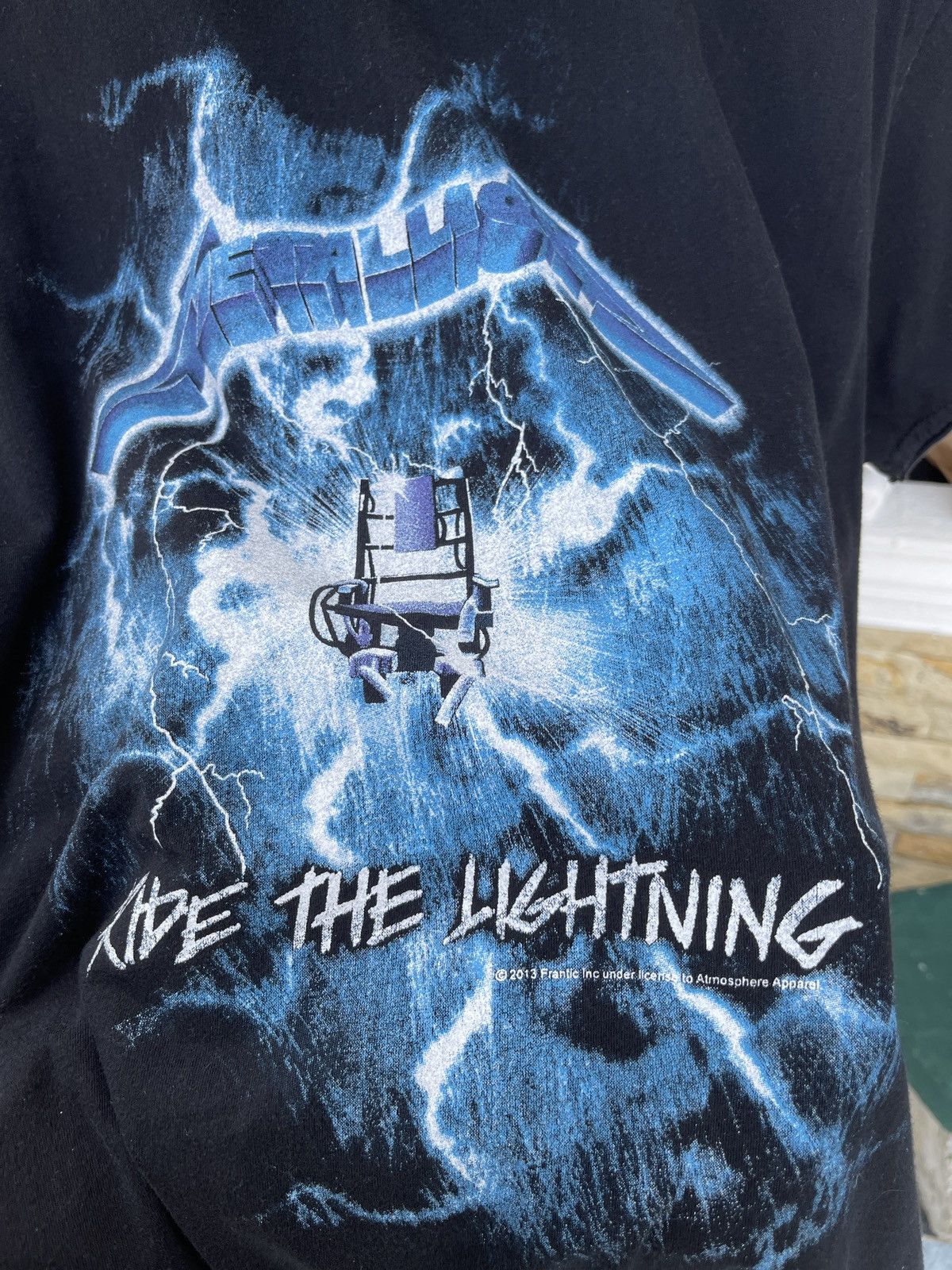 Band Tees Last Drop🔥Vtg y2k Metallica Ride The Lightning Rock Band Tee Size US L / EU 52-54 / 3 - 4 Thumbnail