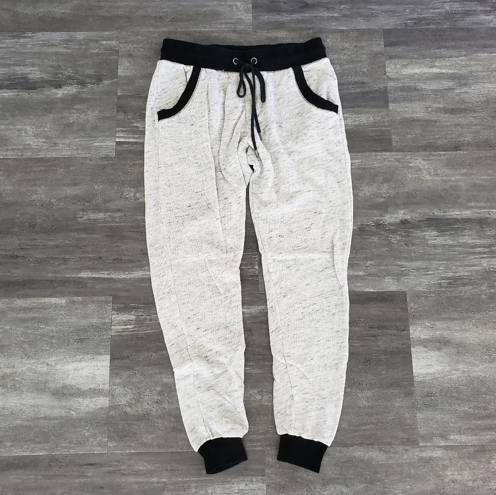 Forever 21 Grey Black Detailed F21 Banded Sweats Size 28" / US 6 / IT 42 - 1 Thumbnail