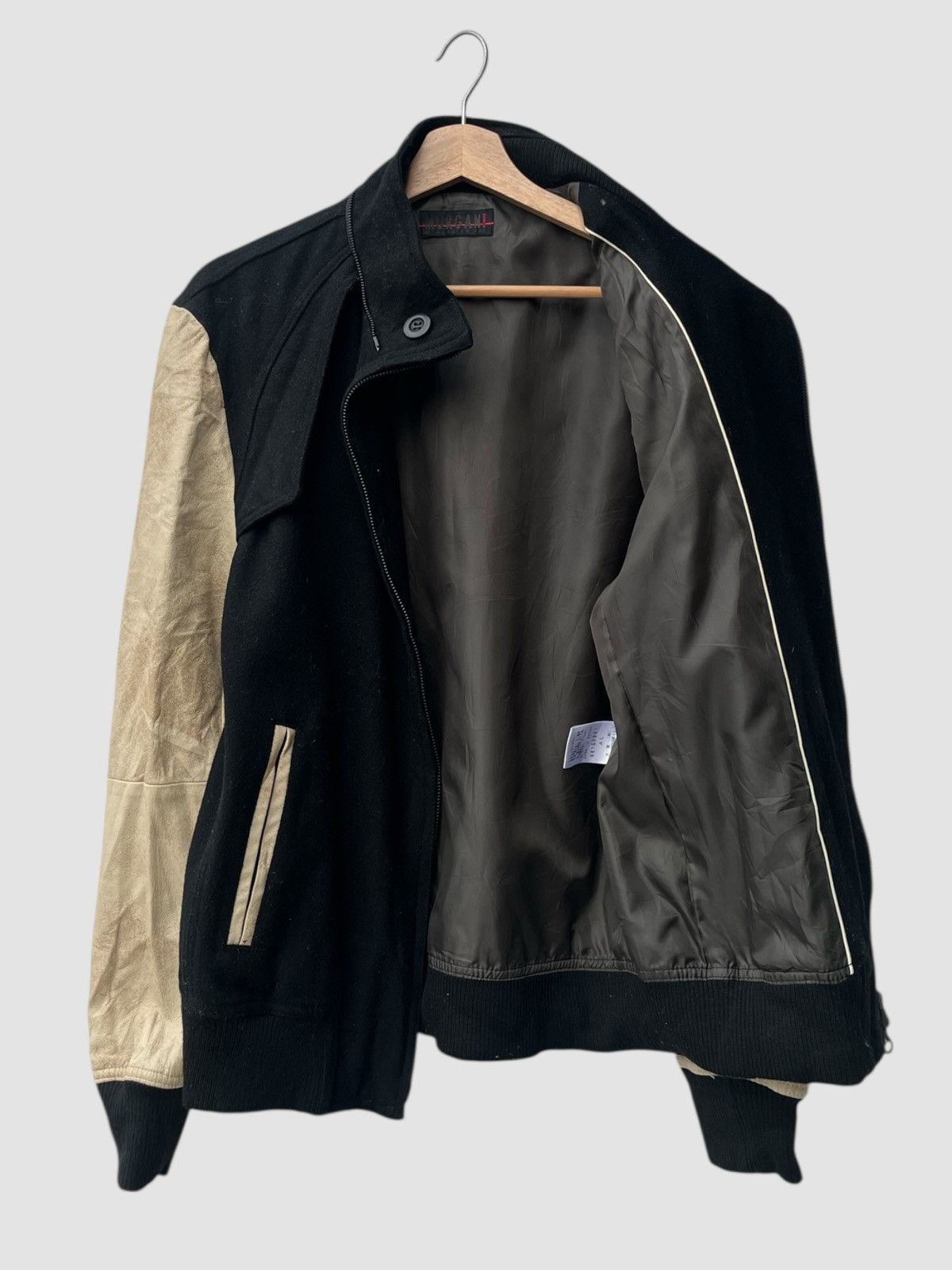 Morgan Homme Morgan de Toi Homme Leather Sleeve Varsity Jacket Size US L / EU 52-54 / 3 - 2 Thumbnail