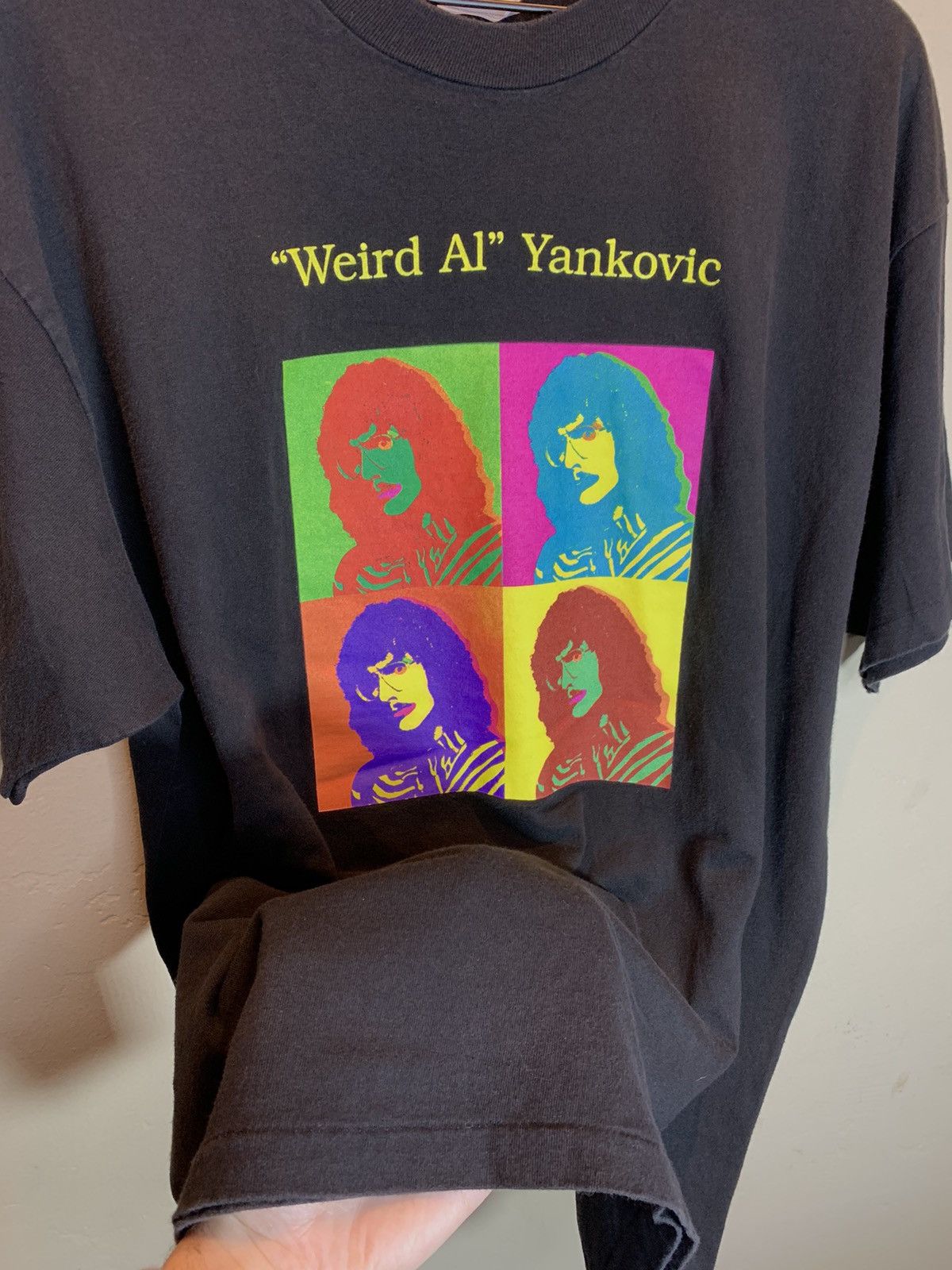 Band Tees *RARE* Vintage 1995 Weird Al Yankovic Andy Warhol Tour Shirt Size US XL / EU 56 / 4 - 3 Thumbnail
