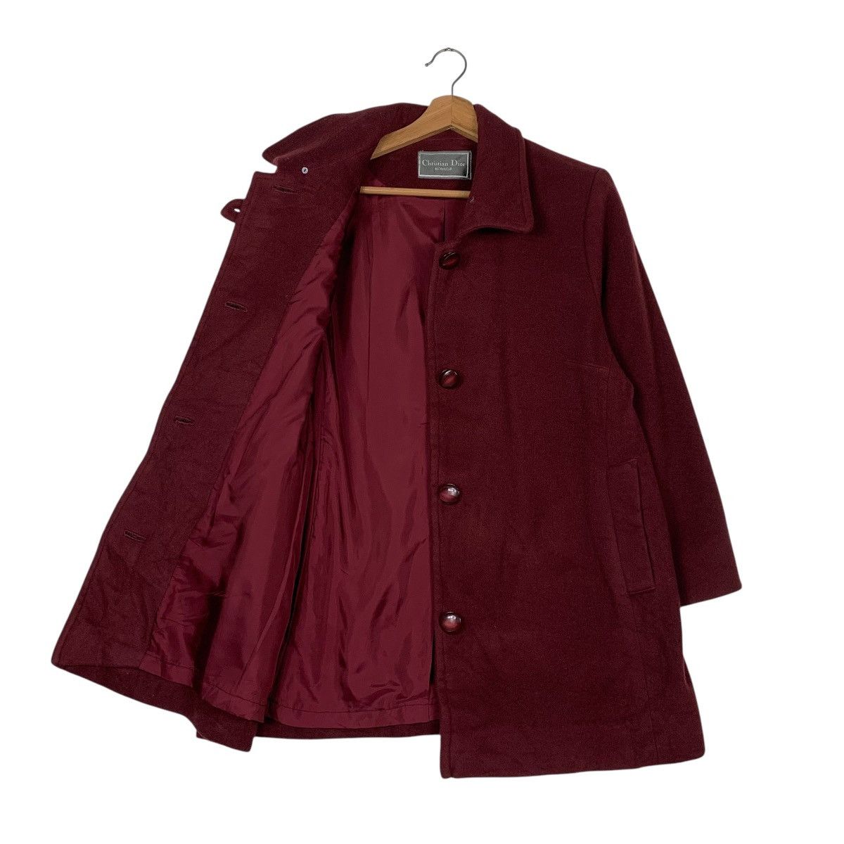 Christian Dior Monsieur Vintage Christian Dior Monsieur Wool Overcoat Size M / US 6-8 / IT 42-44 - 9 Thumbnail