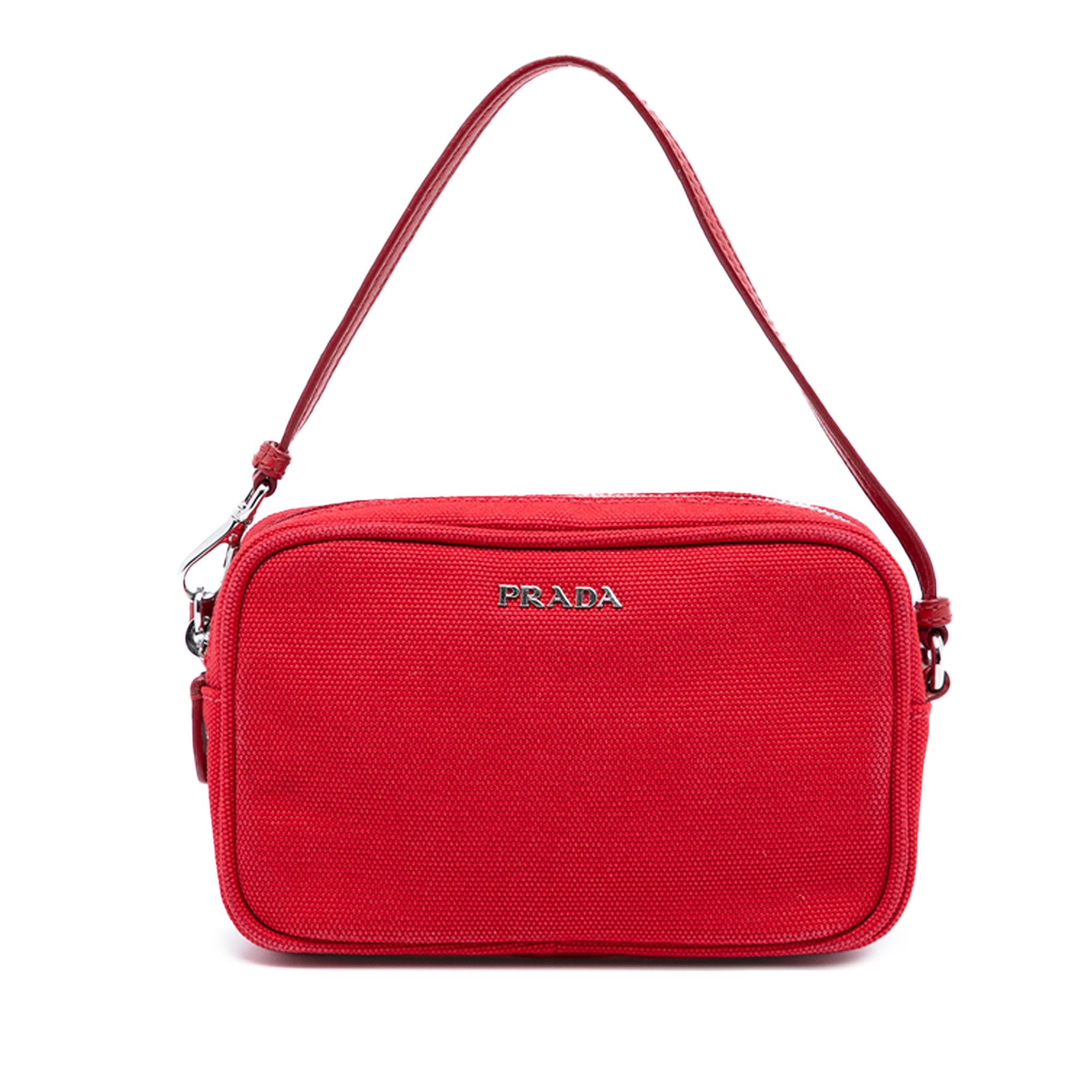 Prada Prada Canvas Canapa Pouch Size ONE SIZE - 1 Thumbnail