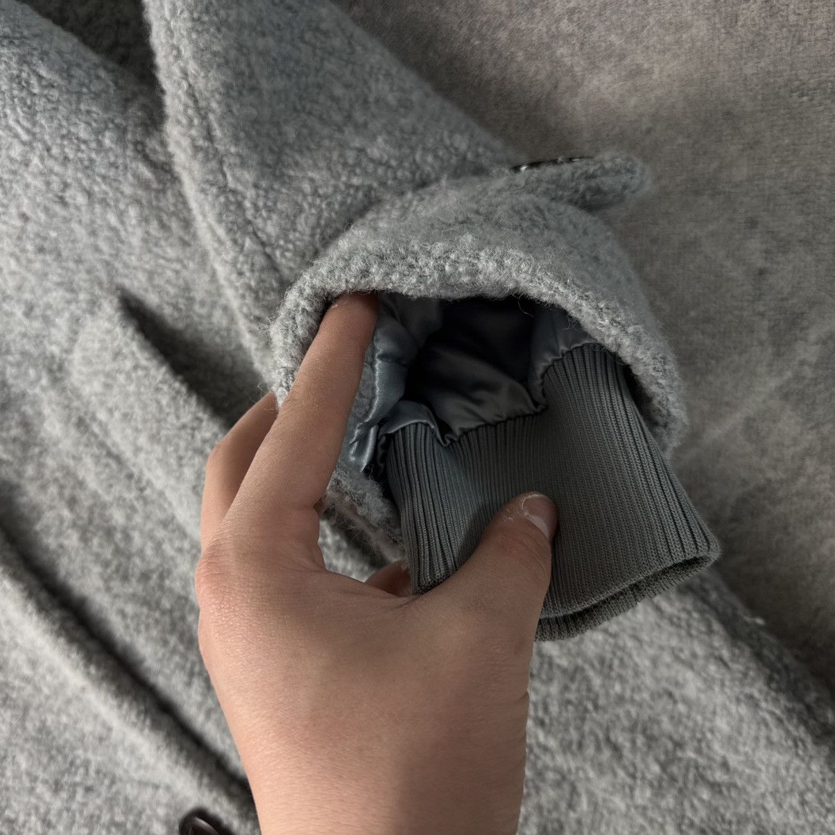 Ganni Ganni Grey Wool Teddy Coat / Luxury Winter Vintage Size M / US 6-8 / IT 42-44 - 8 Thumbnail