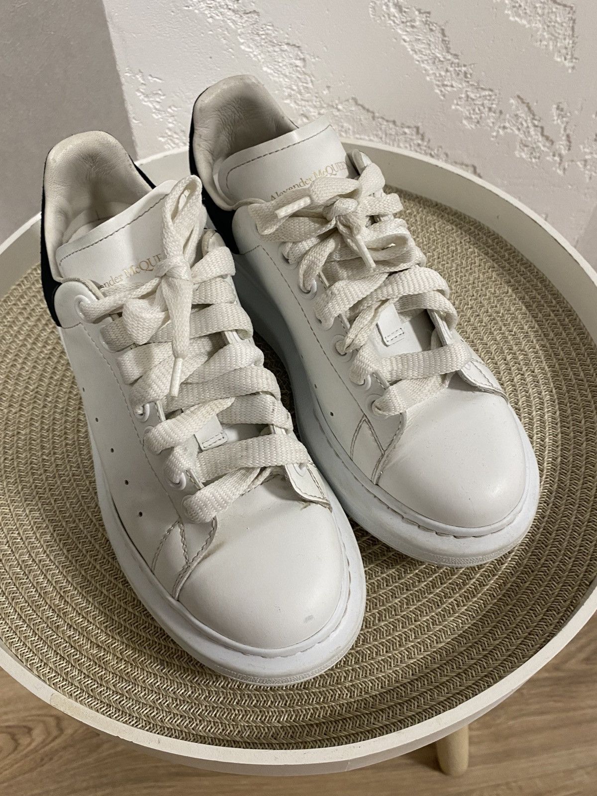 Alexander McQueen Alexander McQueen Oversized White Sneakers Size: 36 Size US 6 / IT 36 - 9 Thumbnail