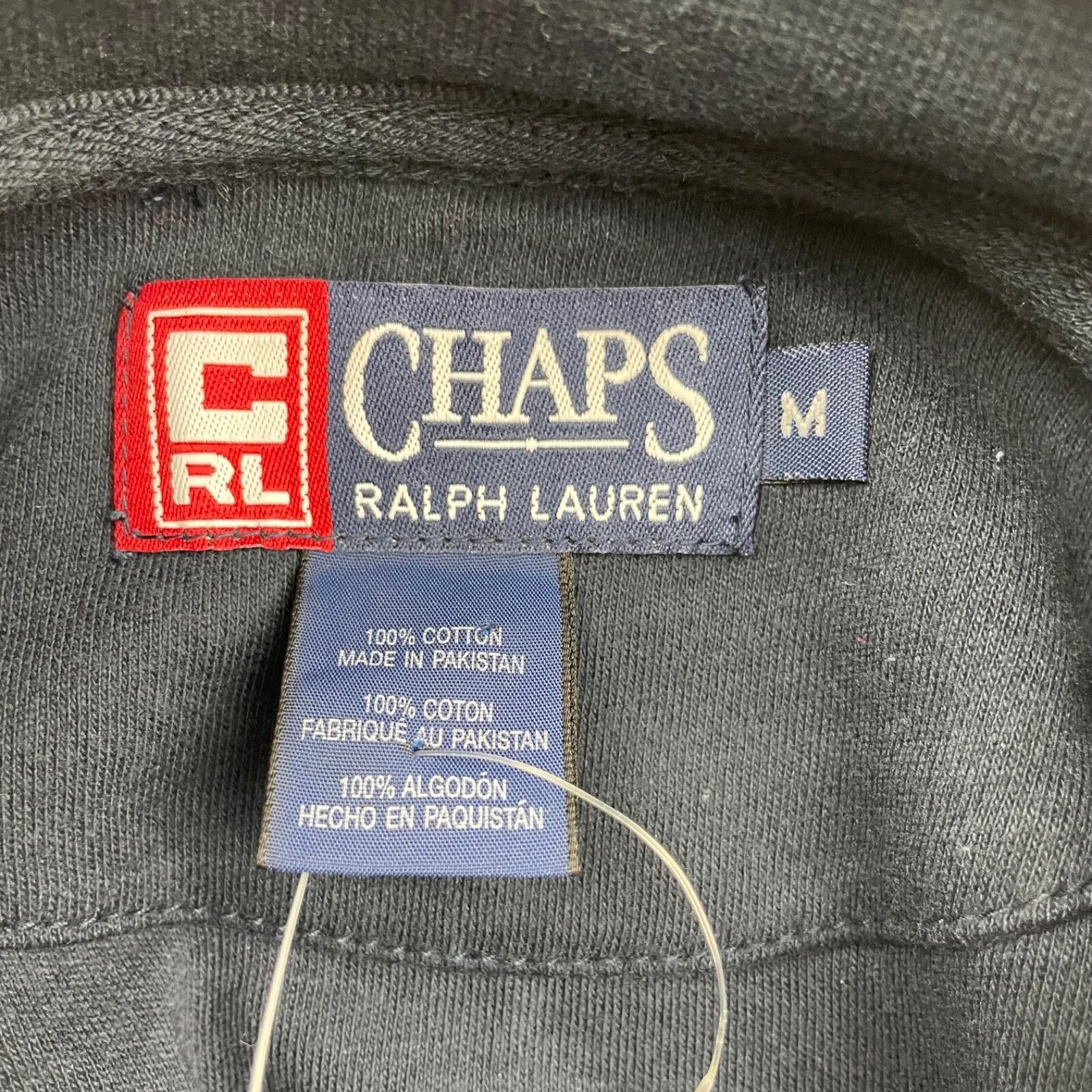 Chaps Ralph Lauren NEW Ralph Lauren Chaos Men's Y2K Mock Neck T-Shirt Navy/Beig Size US M / EU 48-50 / 2 - 4 Thumbnail