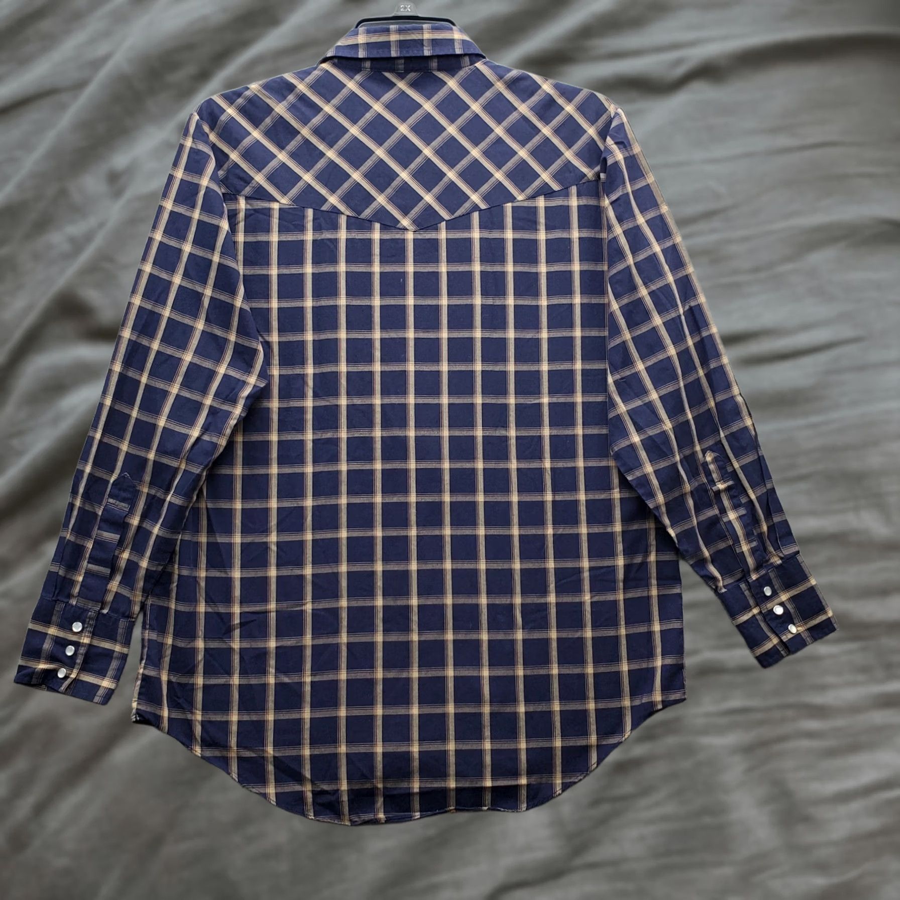 Vintage Plains Western Wear Shirt Mens M Multi Plaid Long Sleeve Button-Down Pearl Snap Size US M / EU 48-50 / 2 - 1 Thumbnail