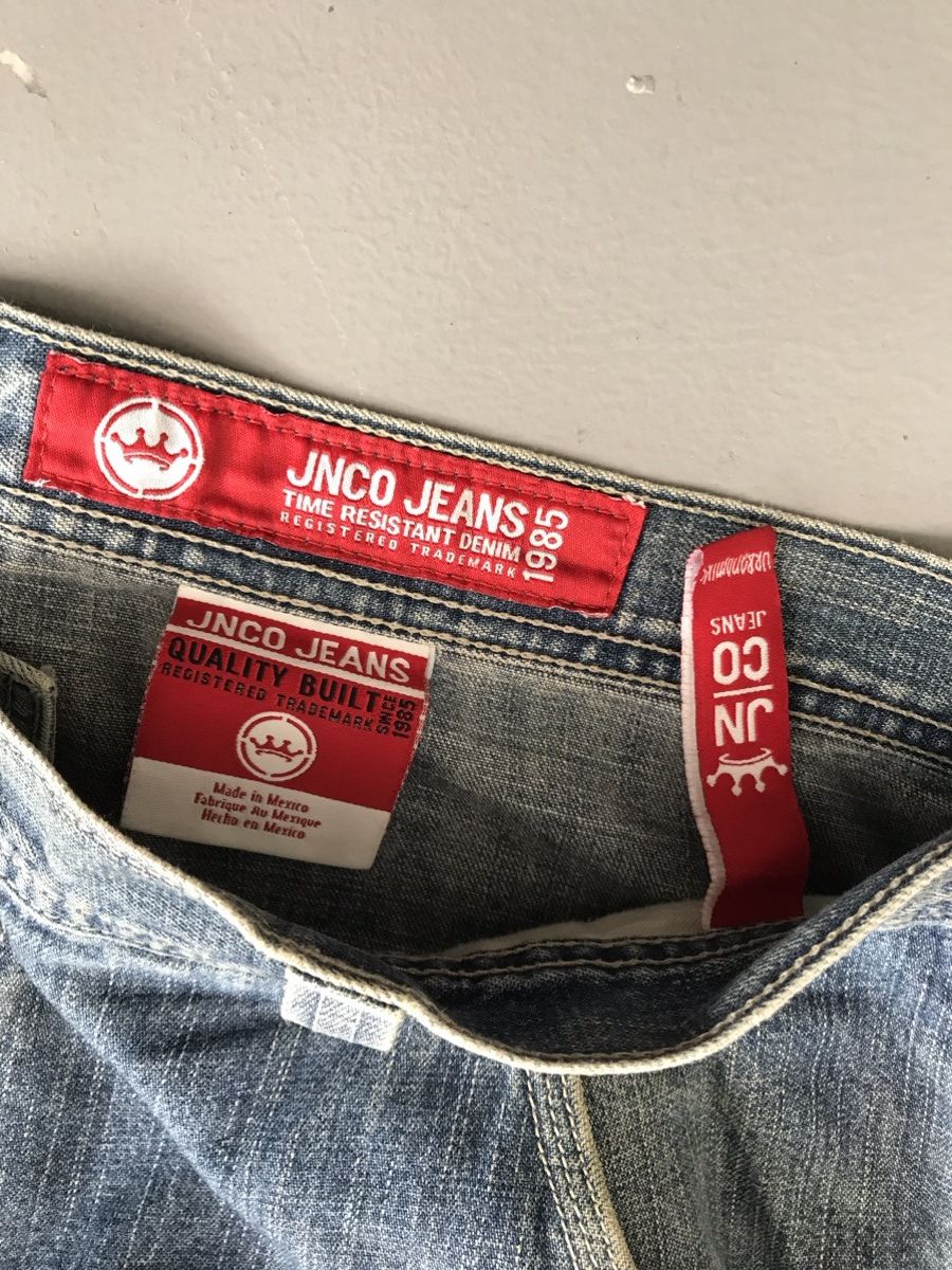 JNCO × Southpole × Vintage Crazy vintage Jnco crown 👑 embroidered baggy fit denim Size US 37 - 6 Thumbnail