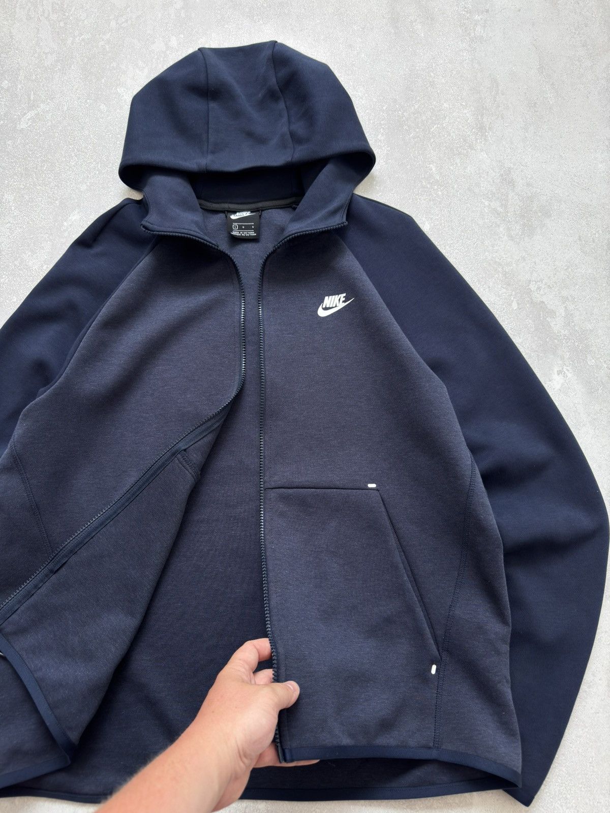 Nike Nike Tech Fleece Full Zip Hoodie Drill Y2K Size US L / EU 52-54 / 3 - 4 Thumbnail