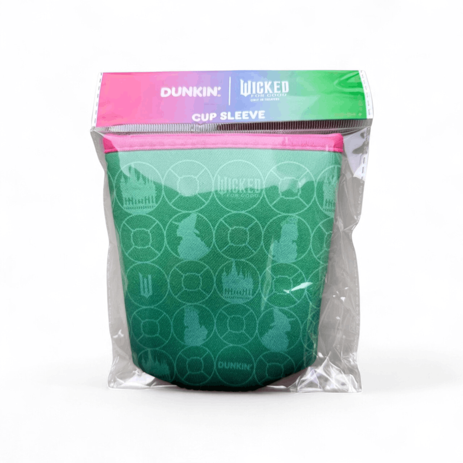 Universal Studios Dunkin x Wicked Cup Sleeve - Elphaba Green NWT Size ONE SIZE - 1 Thumbnail
