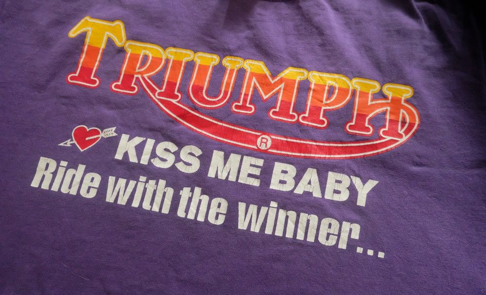Vintage Vintage Triumph T-Shirt Size US S / EU 44-46 / 1 - 4 Thumbnail