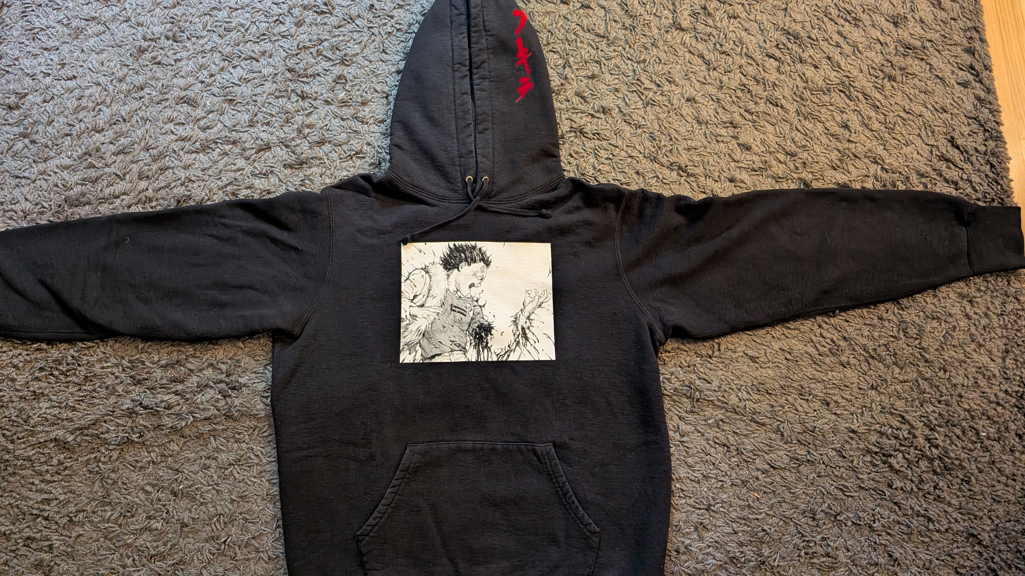 Supreme Supreme x AKIRA Arm Hooded Sweatshirt Black US M Size US M / EU 48-50 / 2 - 2 Thumbnail