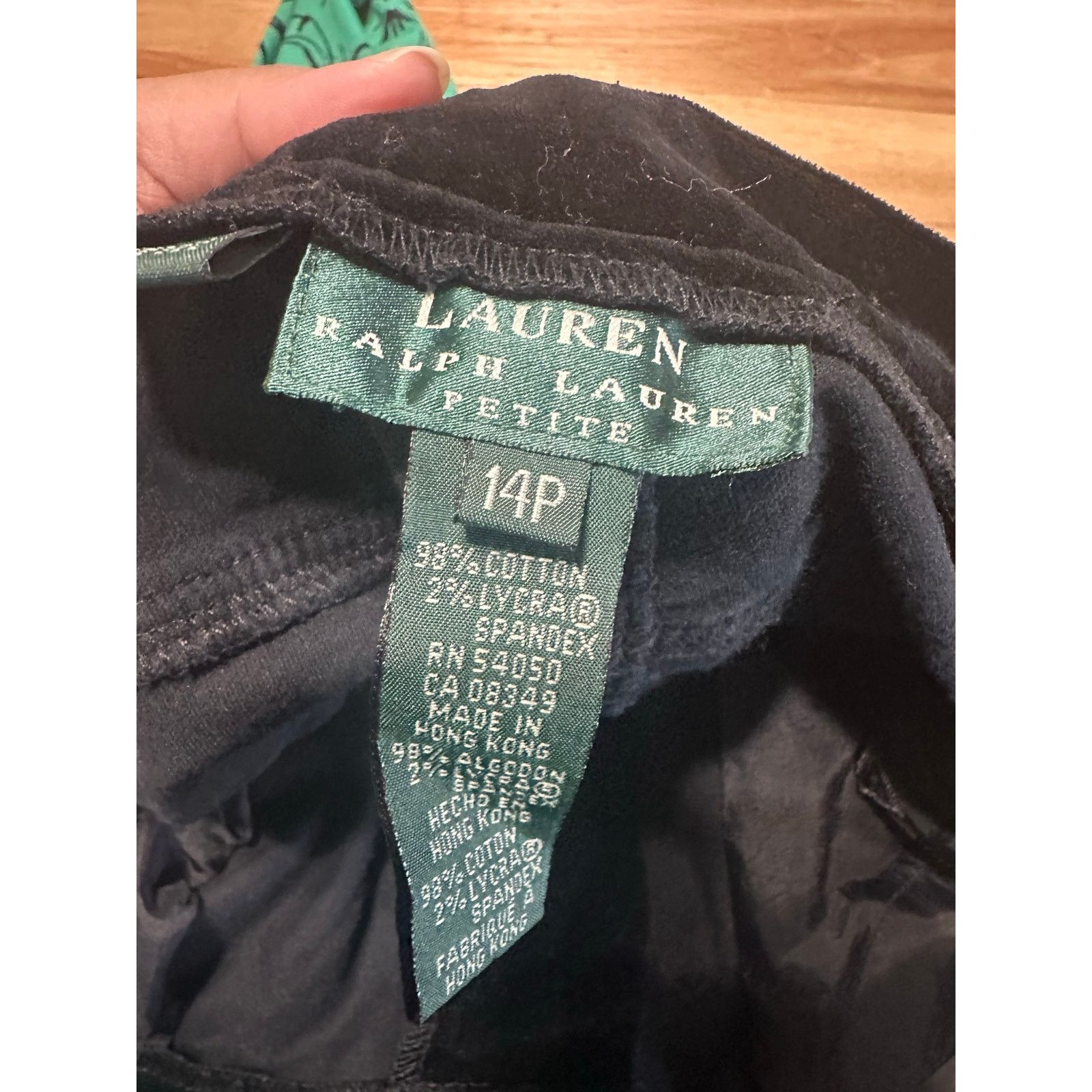 Lauren Ralph Lauren Lauren Ralph Lauren Black Velvet Pants Size 30" / US 8 / IT 44 - 8 Thumbnail