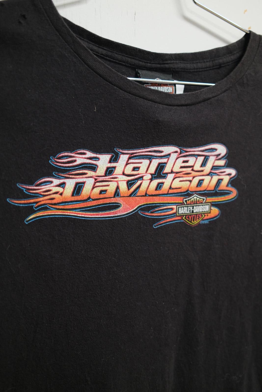 Harley Davidson 2010's Harley Davidson Wabash Valley Terre Haute, IN T-Shirt Size XXL / US 16-18 / IT 52-54 - 3 Thumbnail