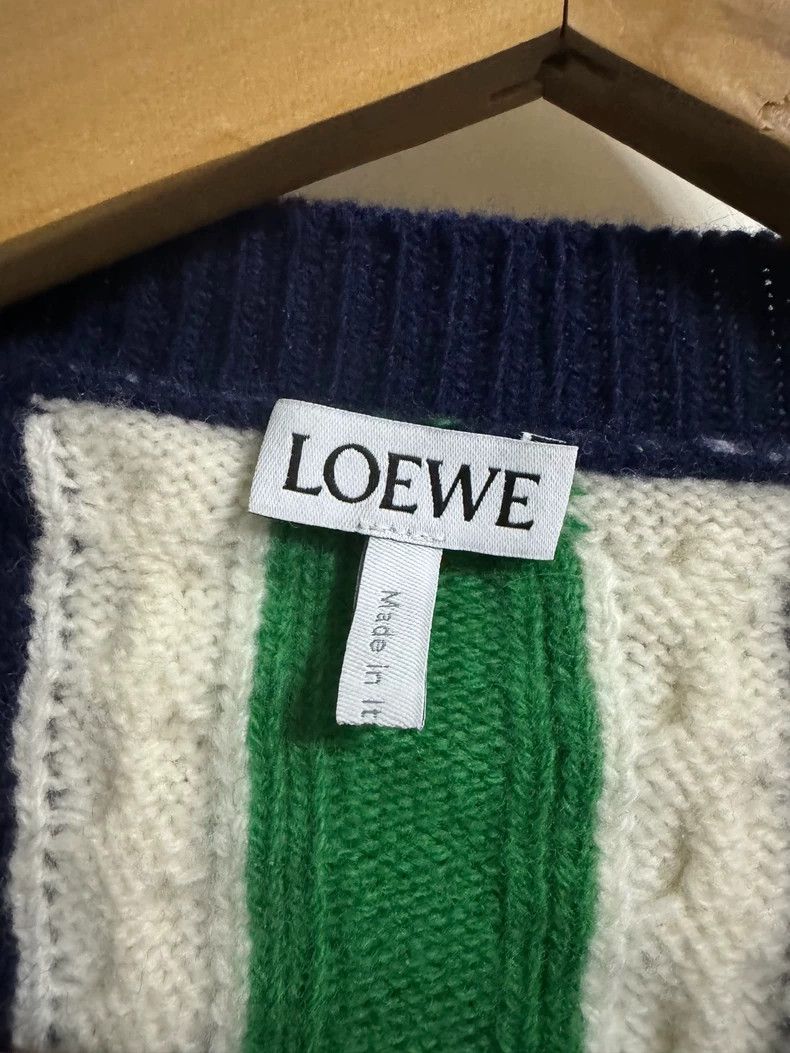 Loewe LOEWE Embroidered logo silk long sleeve shirt Size L / US 10 / IT 46 - 3 Thumbnail