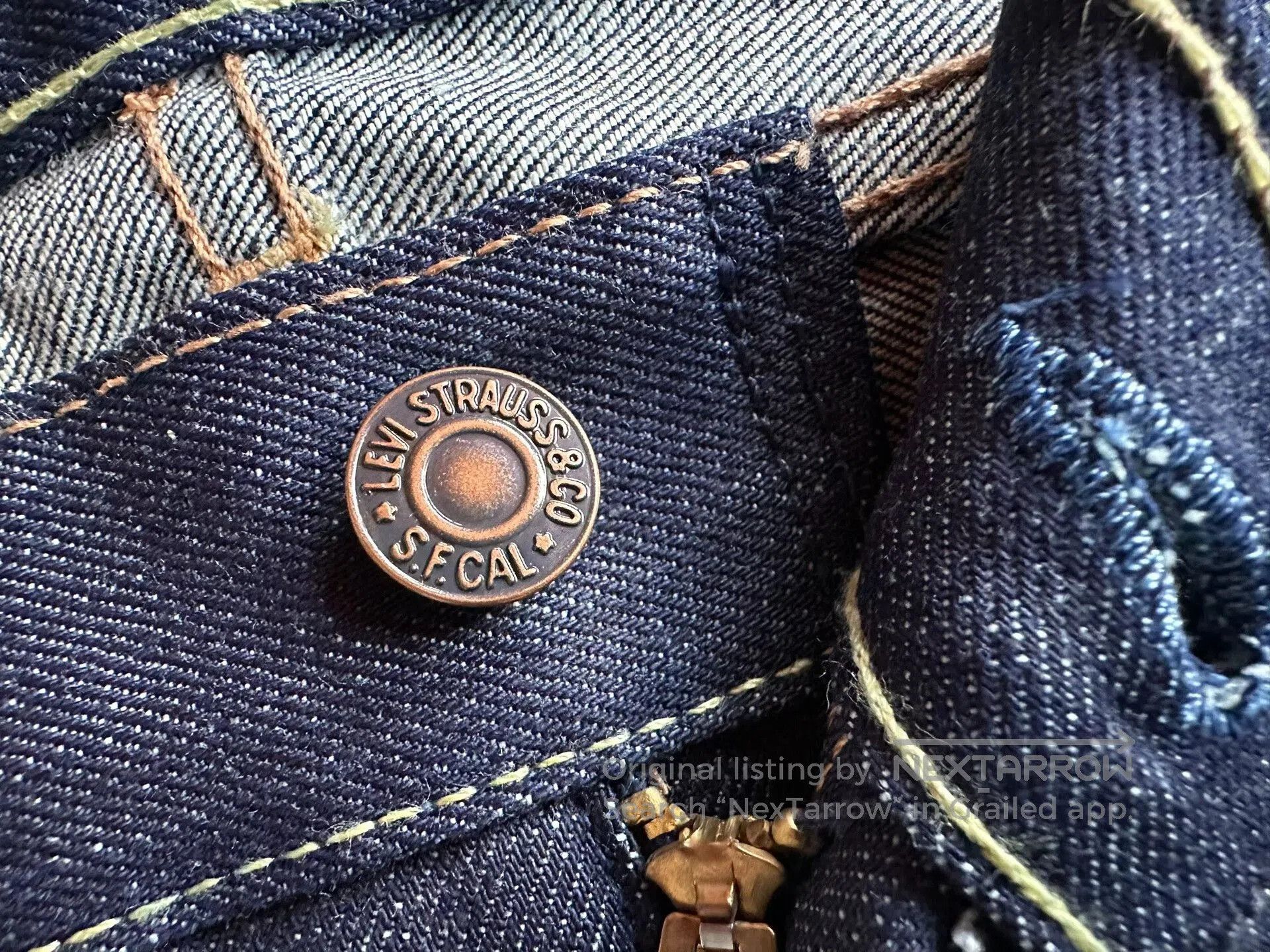 Levi's Vintage Clothing levi's lvc 1967 big e denim jeans. Size US 34 / EU 50 - 5 Thumbnail