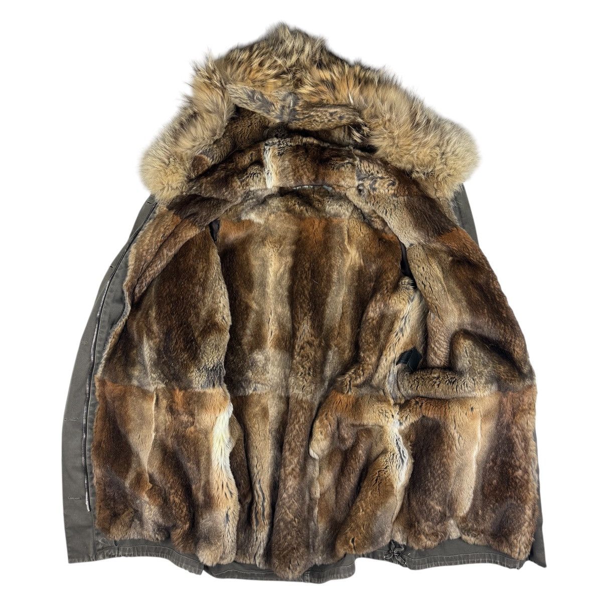 Yves Salomon YVES SALOMON ARMY THRASHED RABBIT FUR PARKA Size L / US 10 / IT 46 - 5 Thumbnail