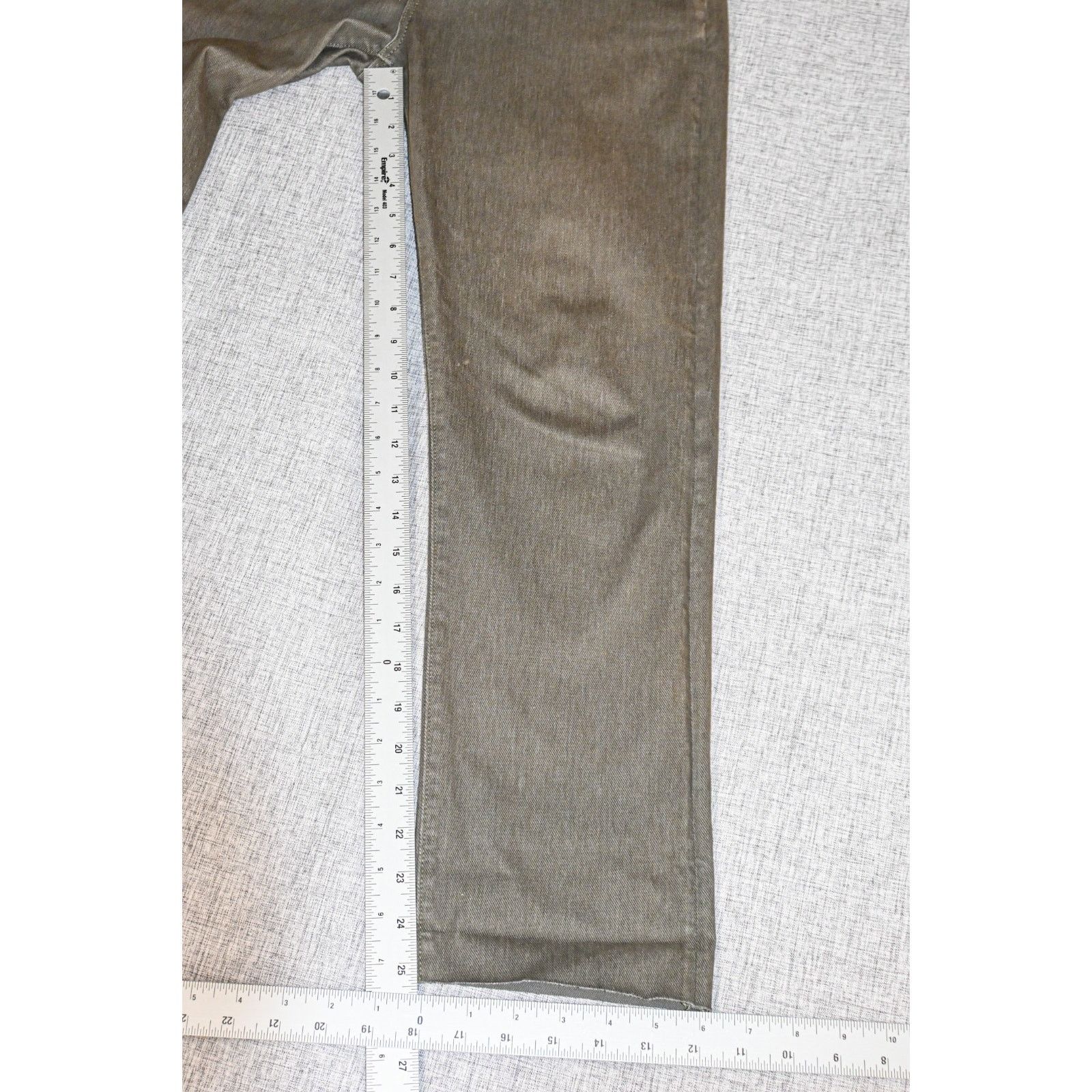 KATO Harashi KATO Axe Denit Chino Pants olive Stretch 28 raw Size US 28 / EU 44 - 7 Thumbnail
