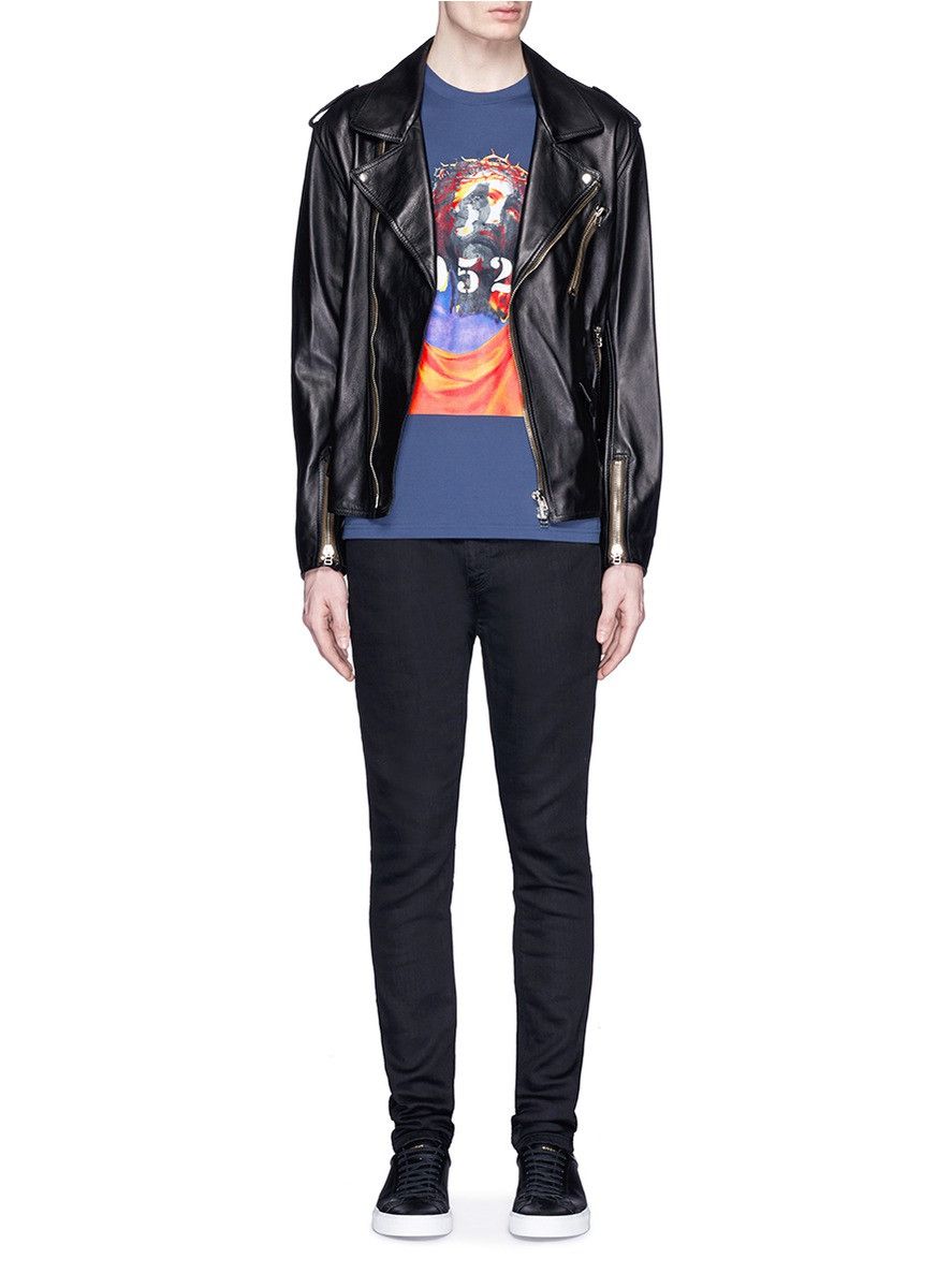 Givenchy Blue 19520 Jesus Print T-shirt Size US S / EU 44-46 / 1 - 4 Thumbnail
