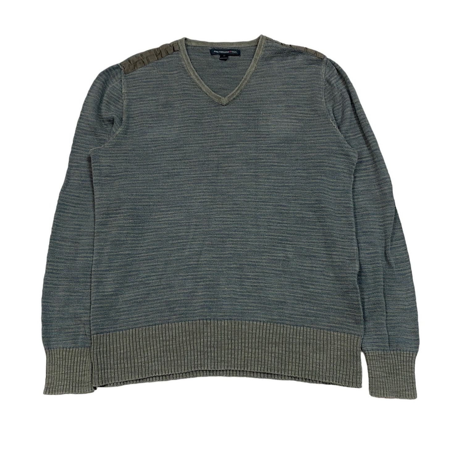 John Varvatos John Varvatos Star USA Linen Blend Elbow Patch Sweater M Size US M / EU 48-50 / 2 - 1 Thumbnail