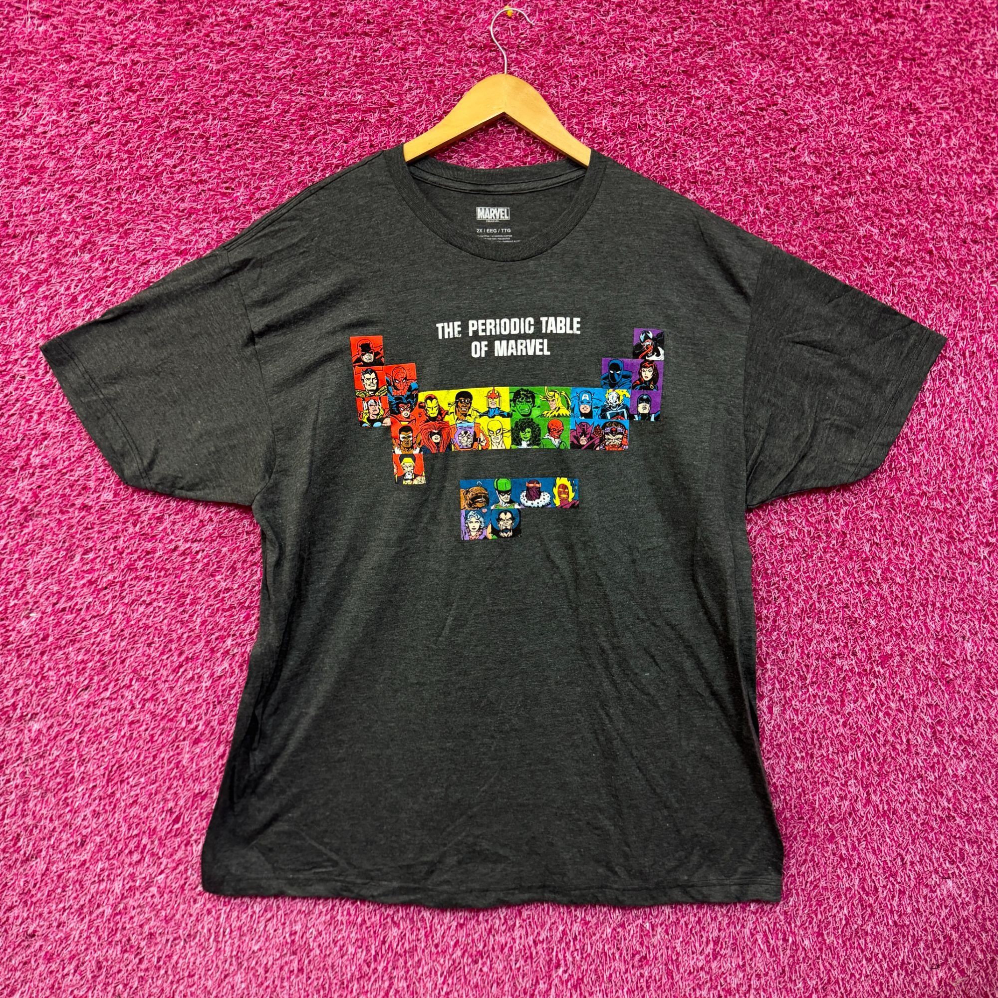 Marvel Comics Marvel Avengers Periodic Table T-shirt size 2XL Size US XXL / EU 58 / 5 - 1 Thumbnail