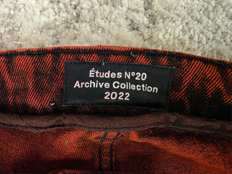 Etudes Études No 20 Archive Collection Red Acid Jeans Size US 30 / EU 46 - 6 Thumbnail