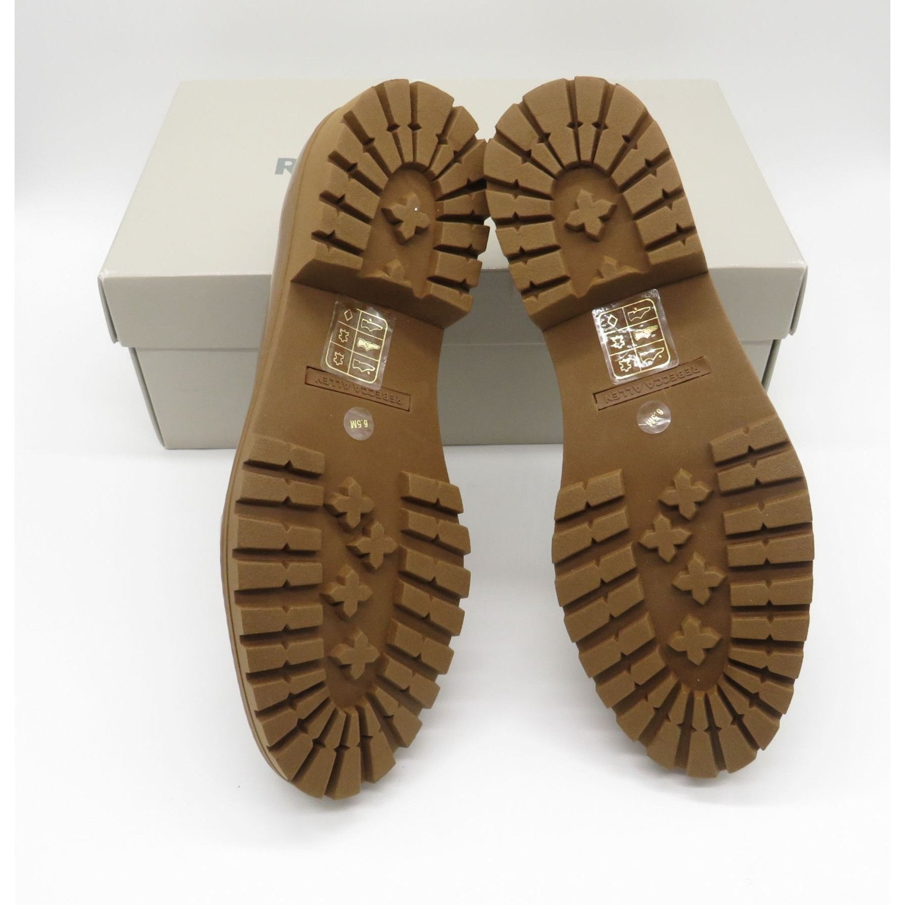Other Rebecca Allen Women's Patent Leather Nude Loafers Tassels Size US 6.5 / IT 36.5 - 7 Thumbnail
