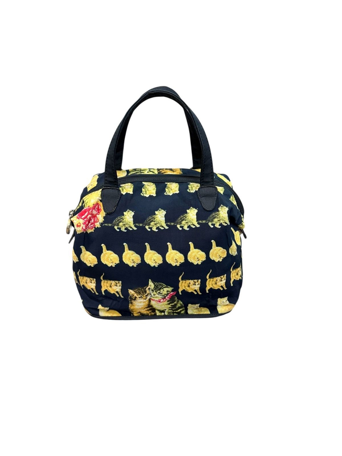 Versace Jeans Couture RARE VINTAGE VERSACE 90s REALIZZATO ALL ABOUT CATS HANDBAG Size ONE SIZE - 1 Thumbnail