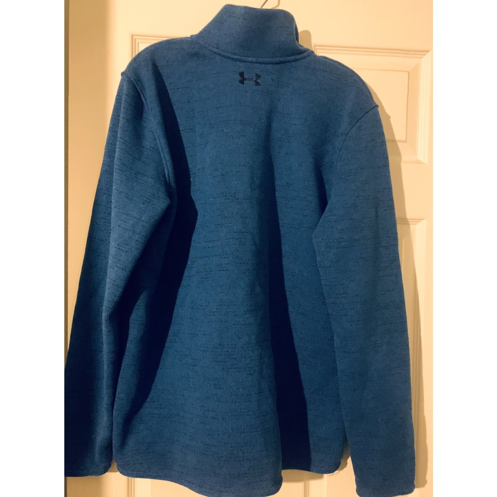 Under Armour Under Armour Shirt Men L Blue 1/4 Snap Pullover Chest Pocket Loose Fit Size US L / EU 52-54 / 3 - 5 Thumbnail