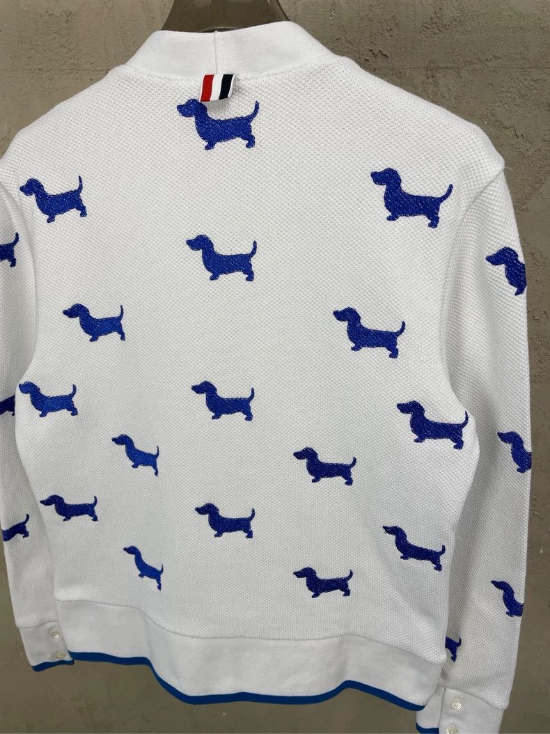 Thom Browne Thom browne White co-branded full-print blue embroidered pu Size XS / US 0-2 / IT 36-38 - 4 Thumbnail