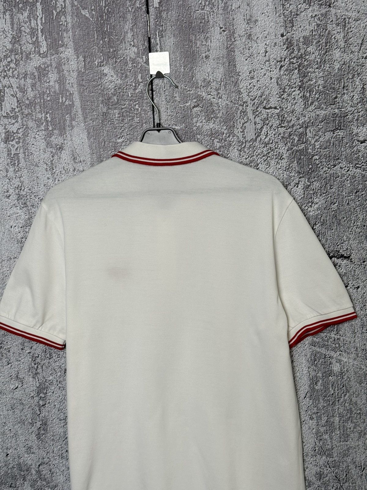 Prada Rare Prada Bull Embroidery Logo White Polo Shirt Size M Size US M / EU 48-50 / 2 - 12 Thumbnail