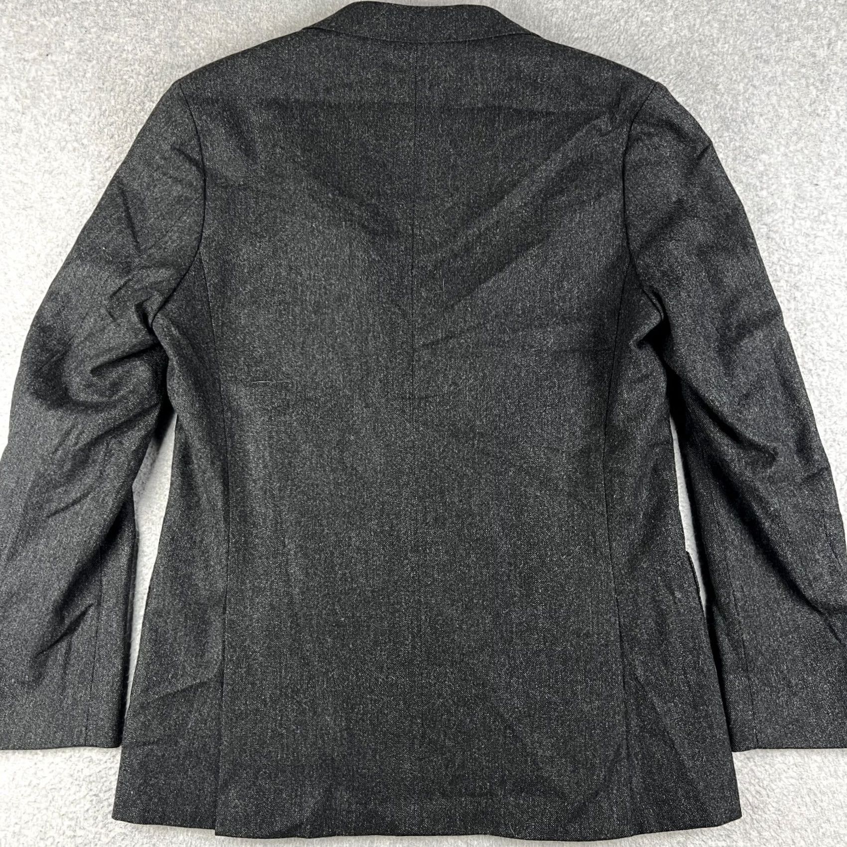 J.Crew J.CREW Blazer Sport Coat Wool Unstructured Ludlow Moon British Cloth 40R Grey Mens Size 40R - 2 Thumbnail