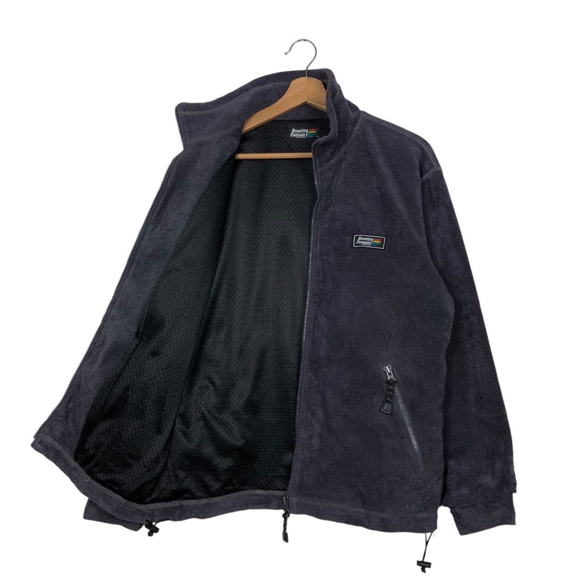Japanese Brand × Vintage 📌Vintage Zipper Jacket Benetton Formula 1 Racing Team Size US M / EU 48-50 / 2 - 12 Thumbnail