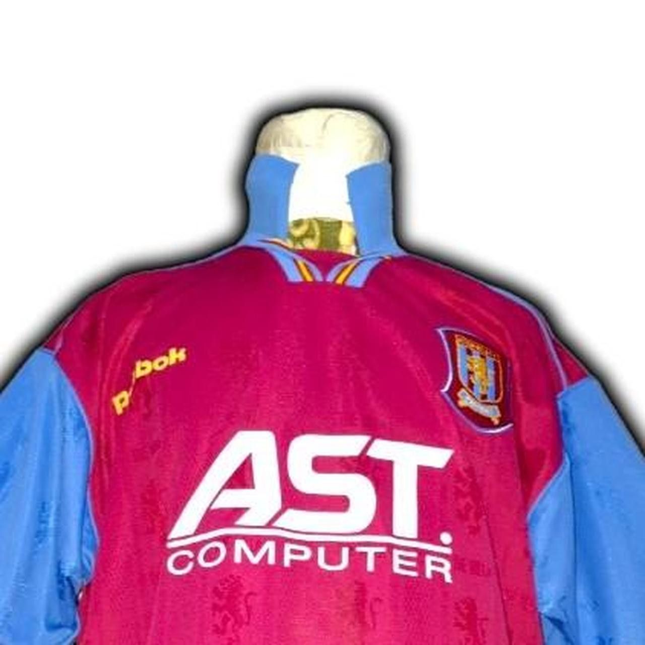 Reebok Aston Villa 1995 1995 1996 Home shirt jersey trikot Maglia Size US L / EU 52-54 / 3 - 1 Thumbnail
