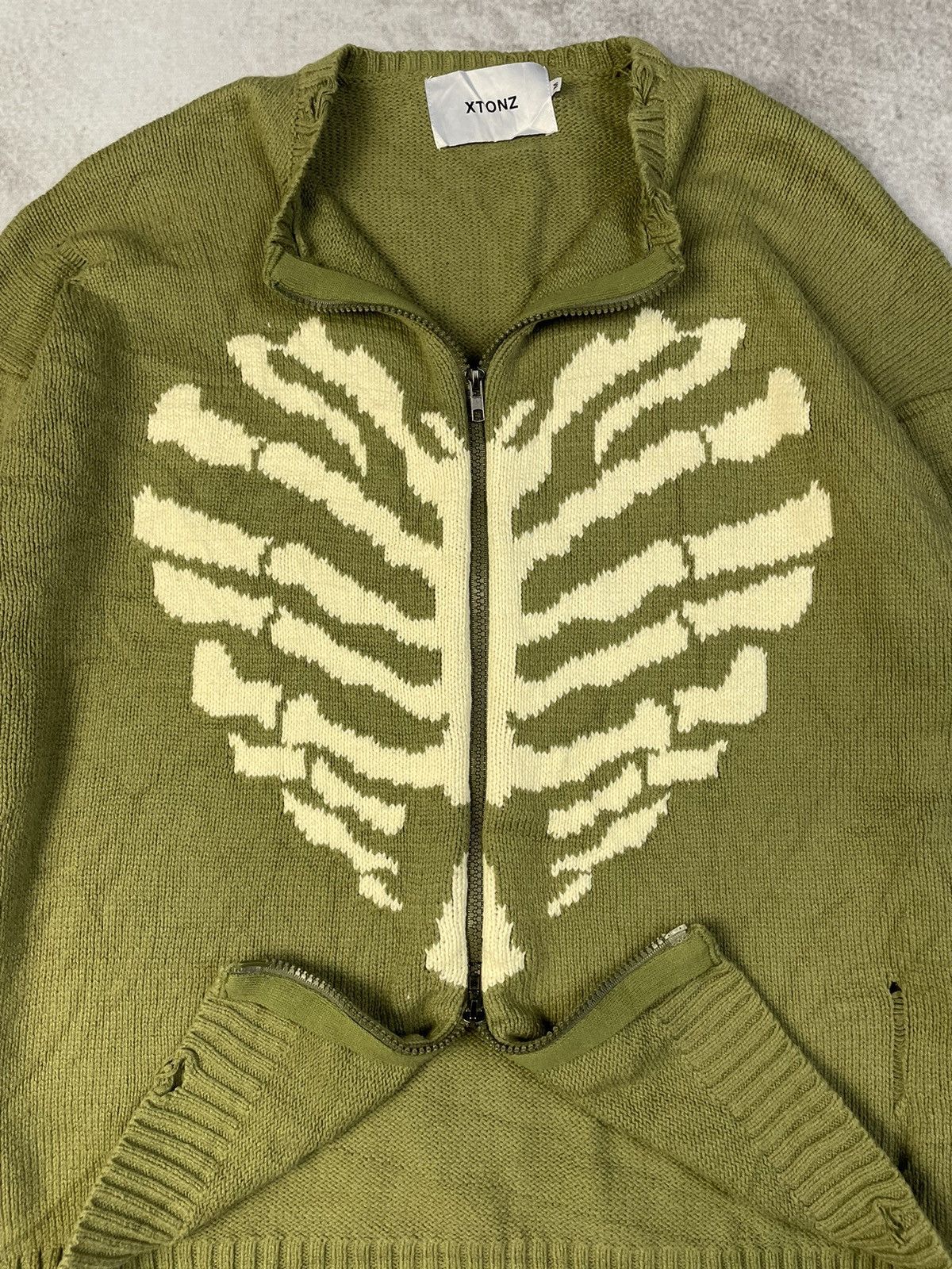 Kapital Xtonz Zip-up Kapital Style Knit Sweater Size US L / EU 52-54 / 3 - 6 Thumbnail