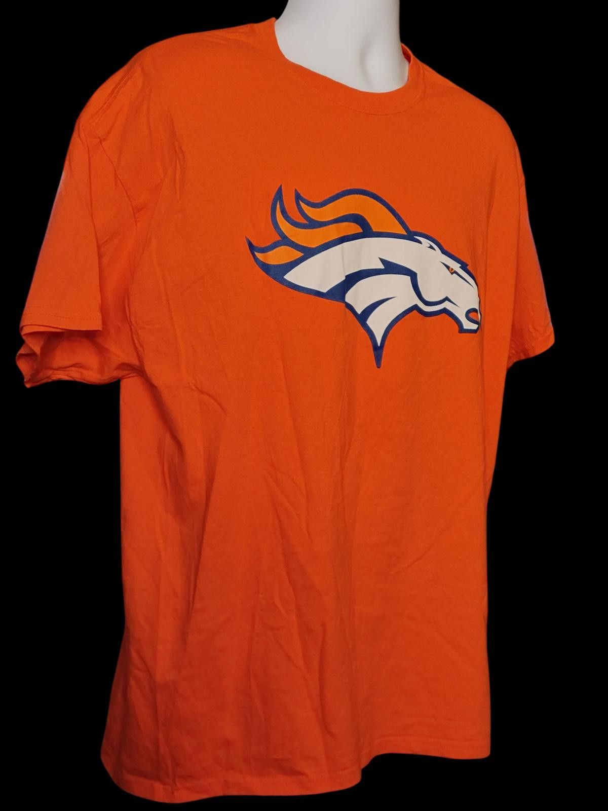 Gildan Denver Broncos Orange Logo T-Shirt Size US XL / EU 56 / 4 - 4 Thumbnail