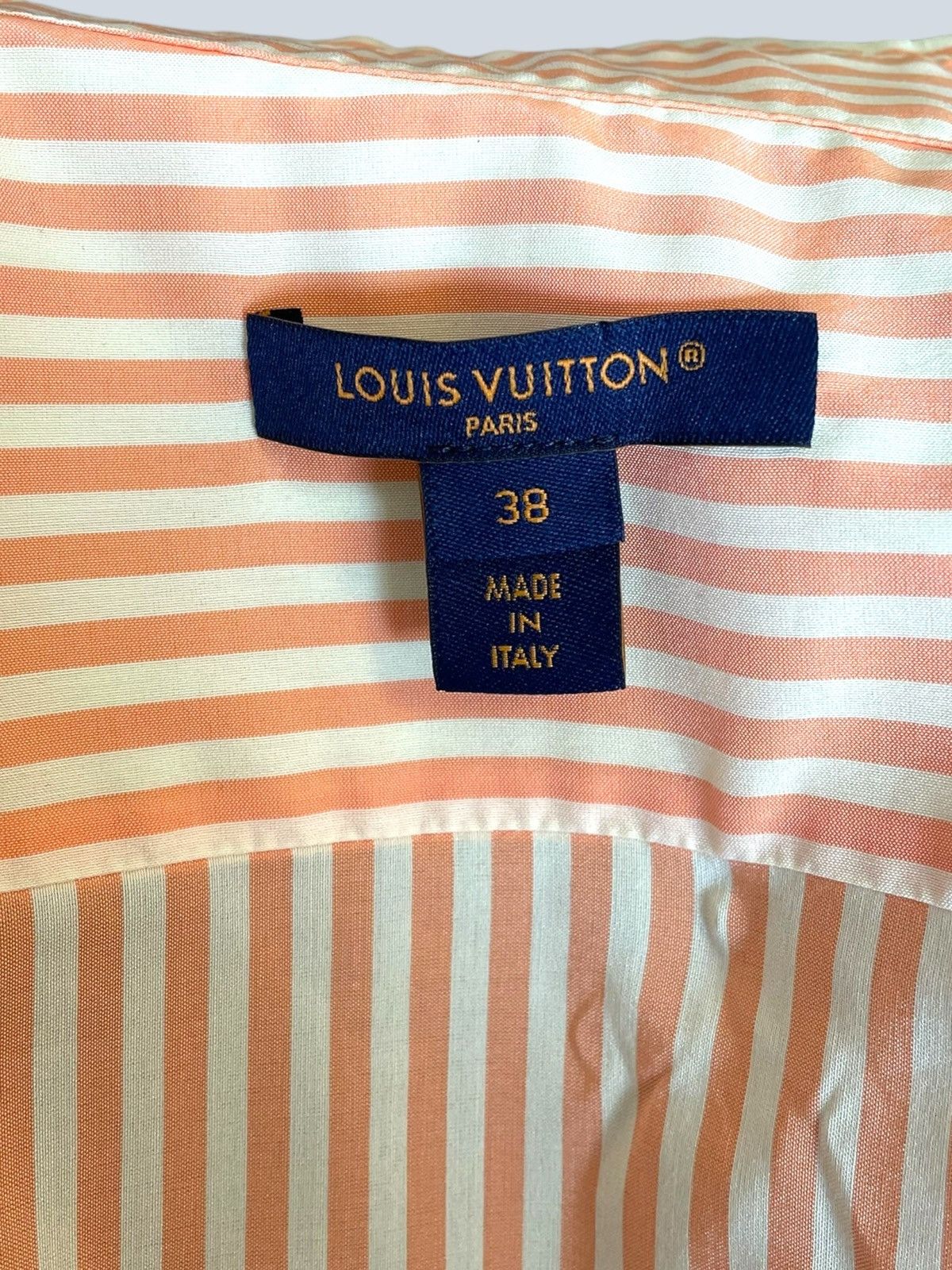 Louis Vuitton Louis Vuitton striped cotton shirt with cufflinks, 38fr. Size S / US 4 / IT 40 - 7 Thumbnail