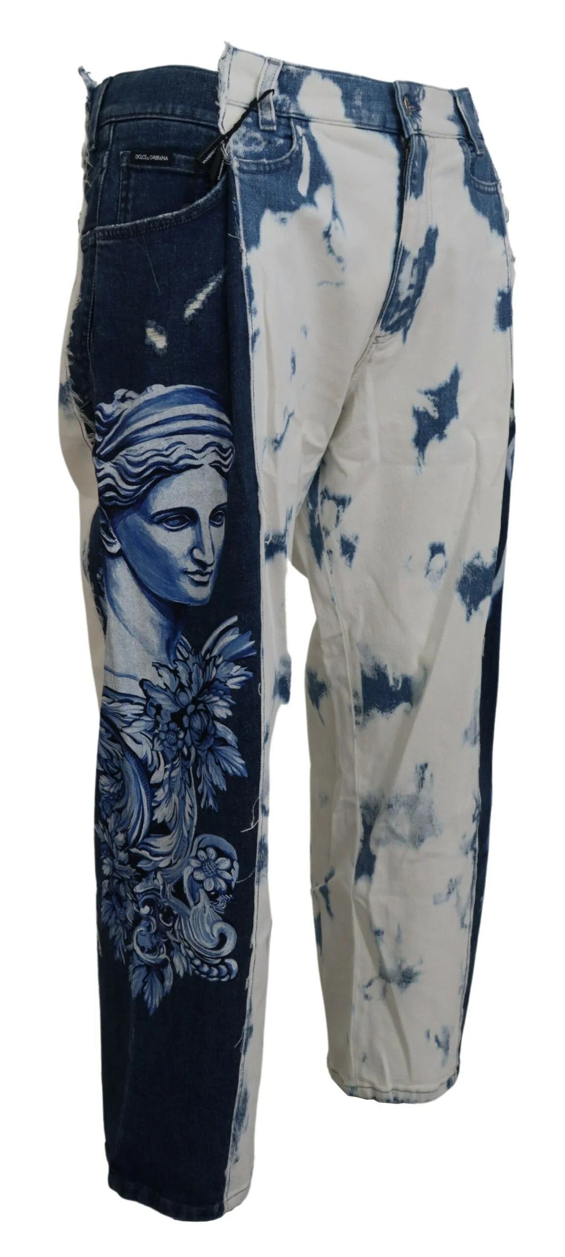 Dolce & Gabbana o1y0125 Logo Jeans in Multicolor Size US 34 / EU 50 - 2 Thumbnail