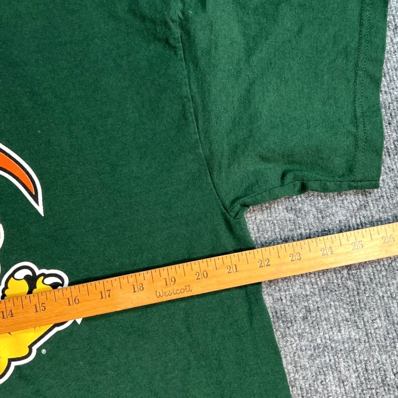 Logo 7 VINTAGE Miami Hurricanes T-Shirt Mens XL Green Sebastian the Ibis 90s Big Logo Size US XL / EU 56 / 4 - 7 Thumbnail