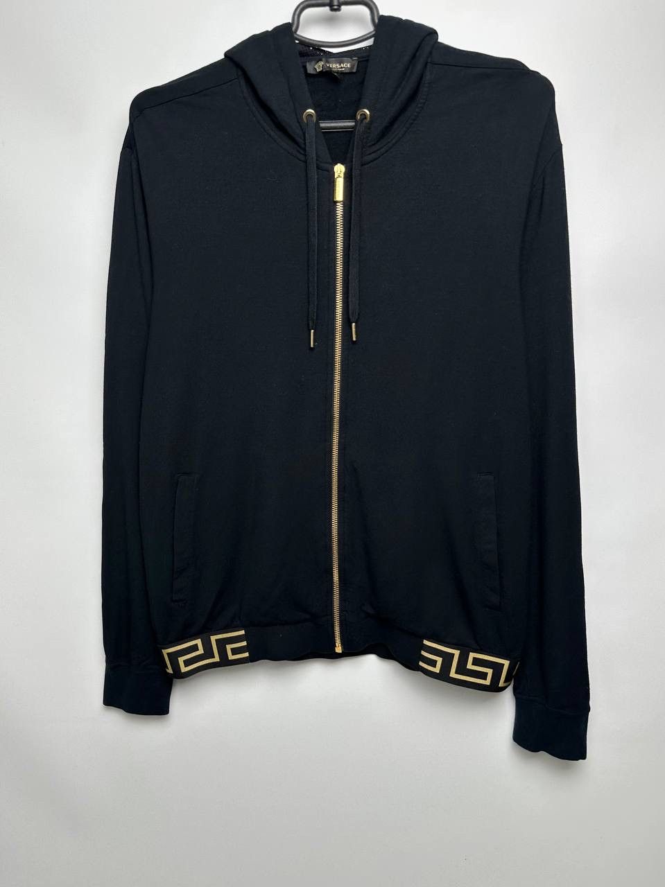 Versace Versace Luxury Velour Hoodie Full zip Size US L / EU 52-54 / 3 - 1 Thumbnail