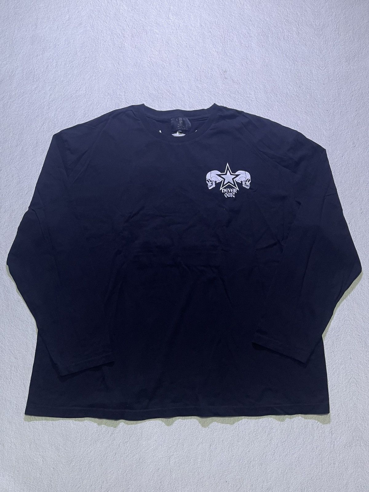 Hysteric Glamour Y2K long sleeve tshirt black big skull motif Size US XL / EU 56 / 4 - 5 Thumbnail