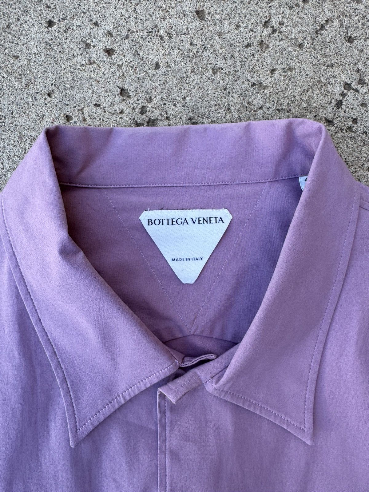 Bottega Veneta Bottega Veneta Lavender Button Up Shirt Size US L / EU 52-54 / 3 - 2 Thumbnail
