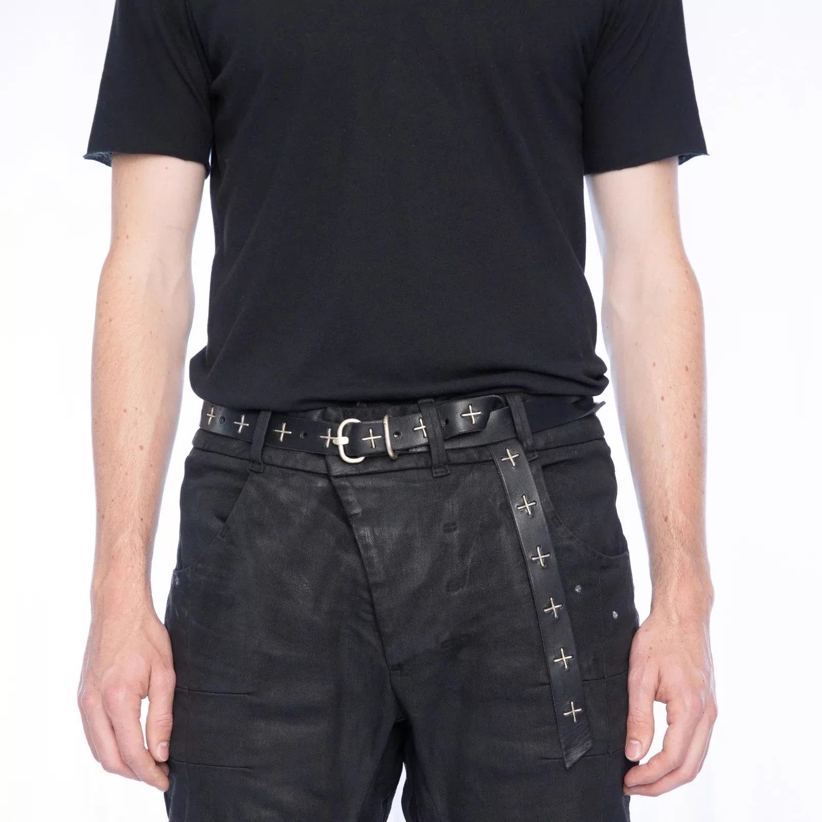 Ma+ M.A+ M.Amadei EL2C X 925 Buckle Belt S/M/L Size ONE SIZE - 6 Thumbnail