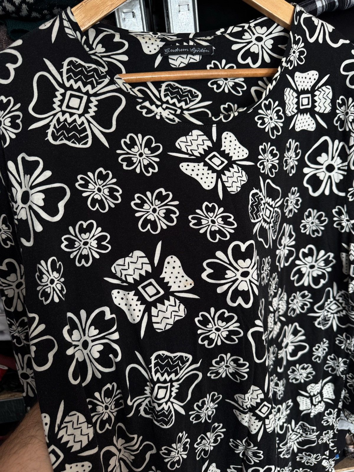 Gudrun Sjoden Gudrun Sjoden Floral Tunic Dress Long Sleeve Shirt Size M Size M / US 6-8 / IT 42-44 - 4 Thumbnail