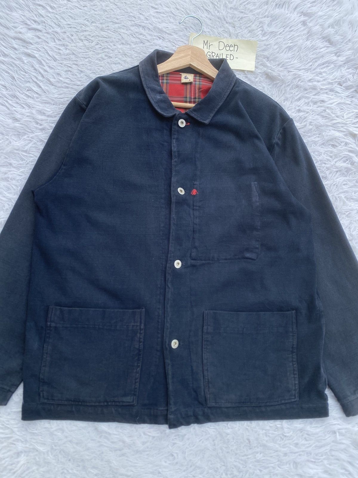 Eternal Rare Indigo Eternal Kurashiki Pocket Work Jacket Size US L / EU 52-54 / 3 - 5 Thumbnail