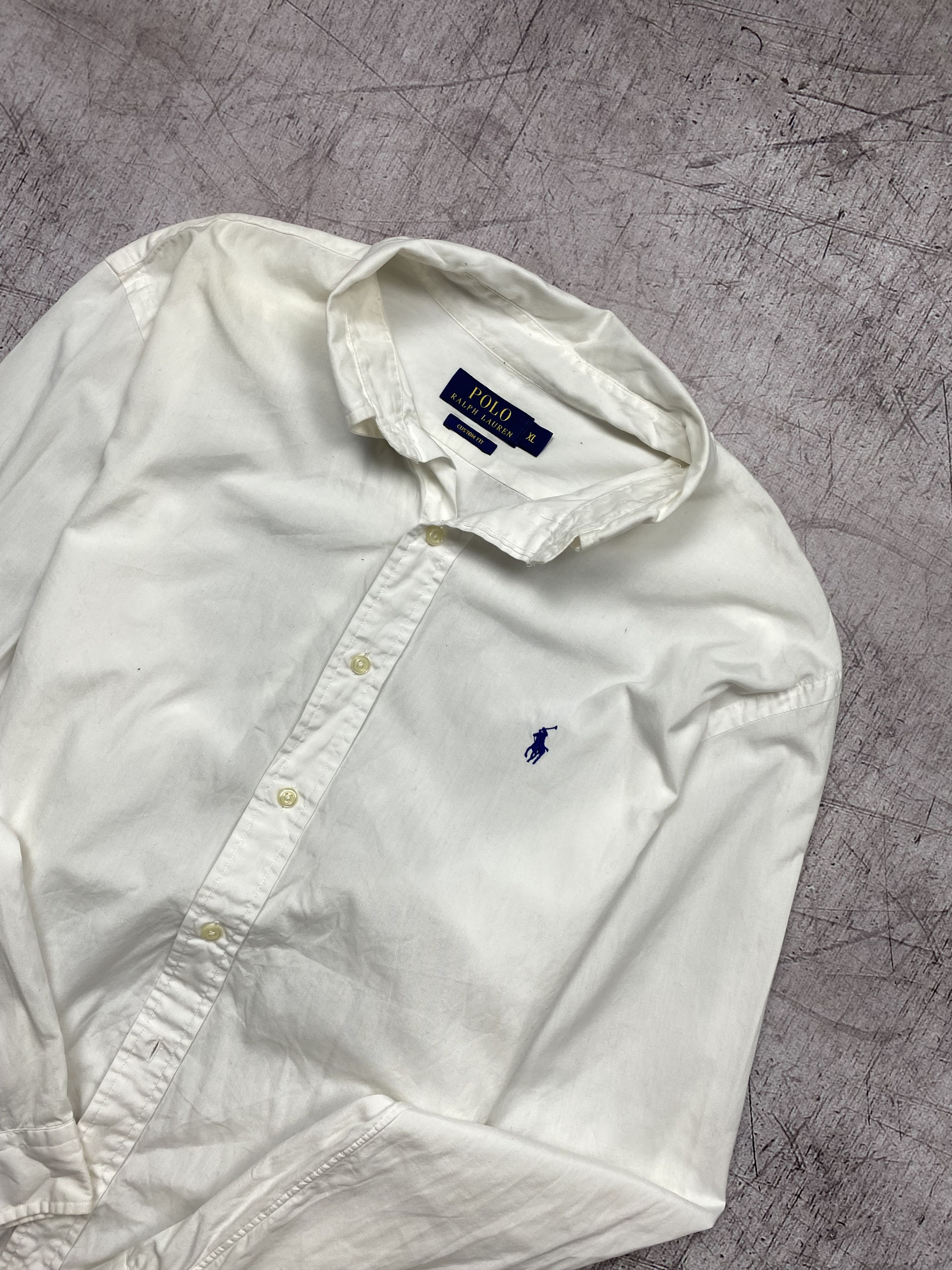 Polo Ralph Lauren × Ralph Lauren Polo Ralph Lauren Vintage Mens Long Sleeve White Shirt Size US XL / EU 56 / 4 - 2 Thumbnail